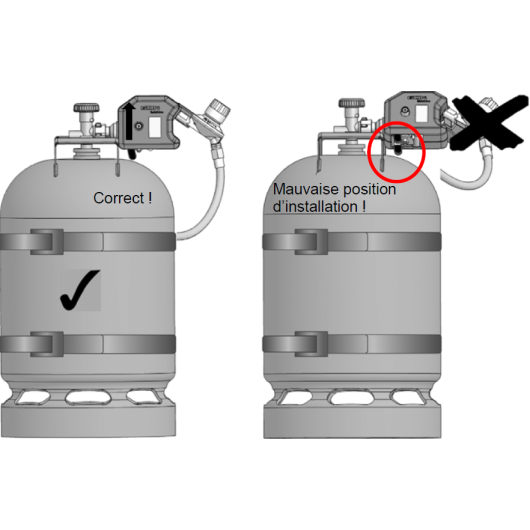 Détendeur gaz GOK Caramatic SafeDrive Plus, antichoc et sécurité de rupture