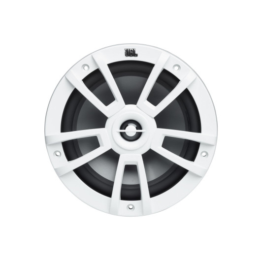Paire de haut-parleurs 8"  Stage Marine JBL blanc - Haut-parleurs marins - Vue de face