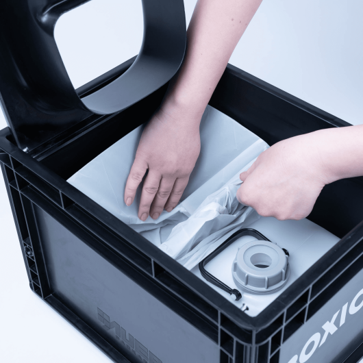 BOXIO Kit complet Toilet Max+ - toilette sèche pour van aménagé  - bidon à urine et réservoir pour solides