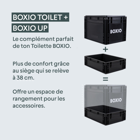 BOXIO Kit chanvre + stockage Toilet UP