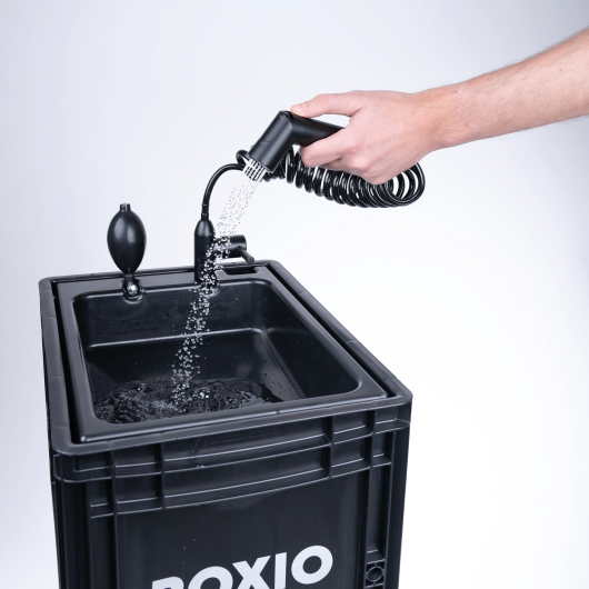 BOXIO Kit évier Wash Plus - évier nomade pour van aménagé - douchette pour évier portable