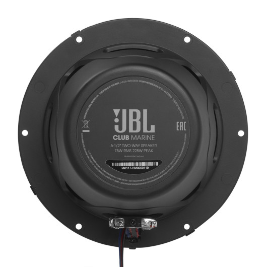 Paire de haut-parleurs 6,5"  Club Marine 6 JBL étanche et RGB - Haut-parleurs marins