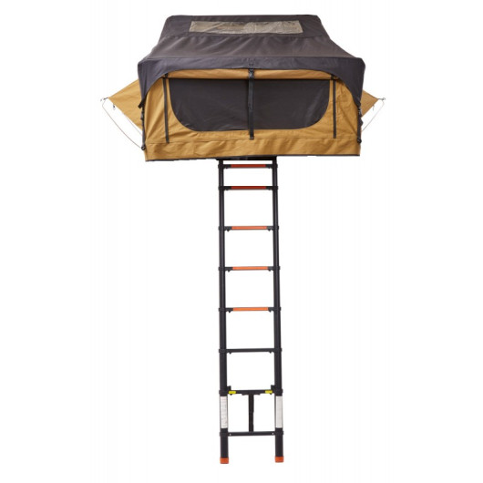VICKY WOOD Big Willow 180 Gen.3 - tente de toit pour van et 4x4 - tente de toit avec échelle