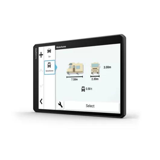 GARMIN Camper 1095 coté