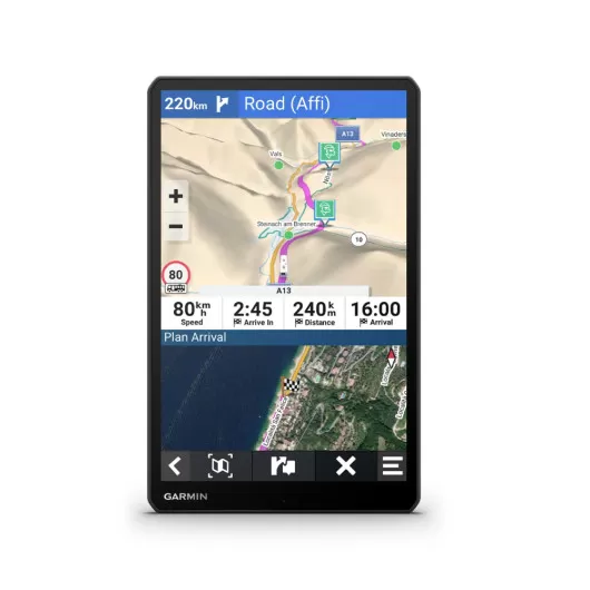 GARMIN Camper 1095 face