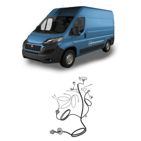 Faisceau 13 broches JAEGER spécial Ducato X250 X290 avec radar de recul - Accessoire attelage pour fourgon