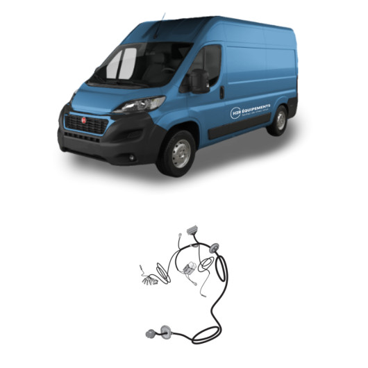 Faisceau 13 broches JAEGER spécial DUCATO Séries 8 et 9 - Accessoire attelage pour fourgon aménagé