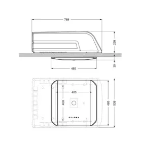 SR-C22 SR-Mecatronic | climatiseur de toit 230V - 2200W pour camping-car et caravane |
