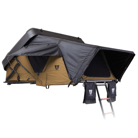 VICKY WOOD Mighty Oak 160 Line-X - tente de toit 2/3 personnes - dépliée