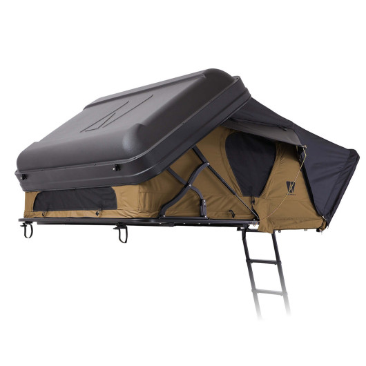 VICKY WOOD Mighty Oak 160 Line-X - tente de toit 2/3 personnes - échelle de tente