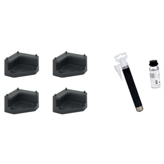 Kit UNIFIX 1.C35 quatre cornières pour panneaux solaire 35 mm UNITECK - Accessoire panneau solaire