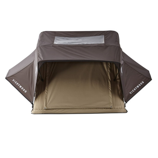 VICKY WOOD Little Bamboo 125 - Tente de toit souple pour van et 4x4 - porte opaque