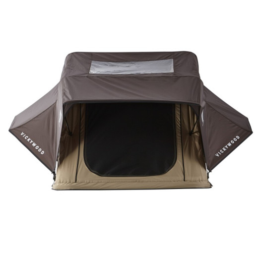 VICKY WOOD Little Bamboo 125 - Tente de toit souple pour van et 4x4 - tente de toit rigide