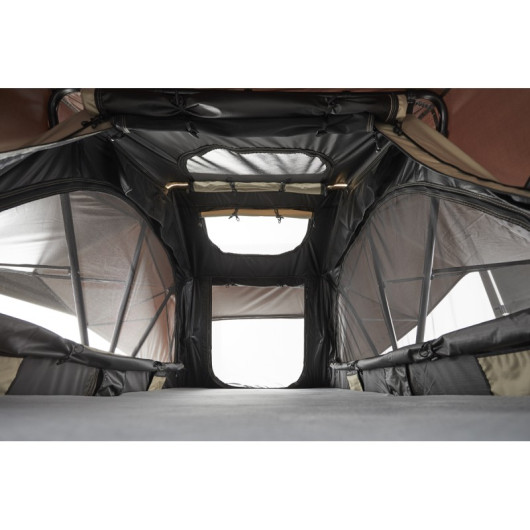 VICKY WOOD Little Bamboo 125 - Tente de toit rigide pour van et 4x4 - 4 fenêtres vue 360°