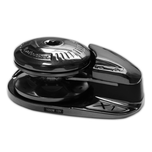 Guindeau LOFRANS X1 black line 800 W pour mouillage en bateau à moteur & voilier