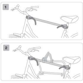 Bike Frame Adapter FIAMMA - barre de maintien pour cadre de vélo sur porte-vélos camping-car