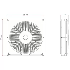 Kit Turbo Vent F FIAMMA - ventilateur extracteur pour lanterneau FIAMMA Vent F Pro sur camping-car.
