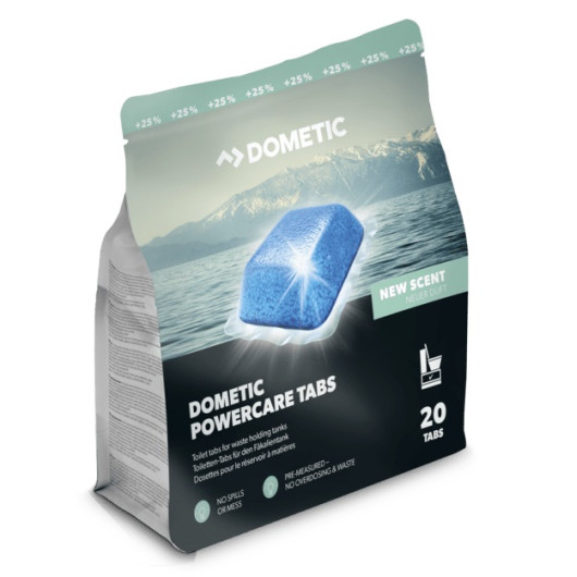 PowerCare Tabs DOMETIC - additif en dosettes pour WC chimique de camping-car et van