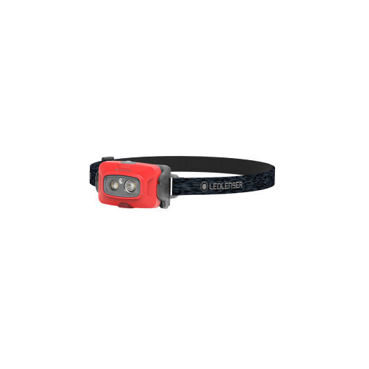 LEDLENSER Lampe frontale HF4R Core - lampe frontale randonnée, camping - lampe frontale rouge