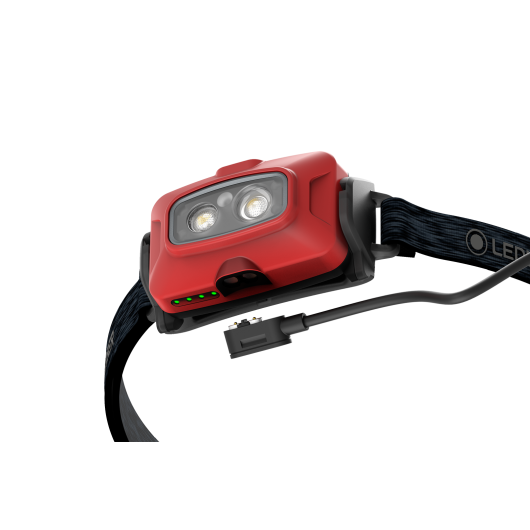 LEDLENSER Lampe frontale HF4R Core - lampe frontale randonnée, camping - lampe frontale à batterie