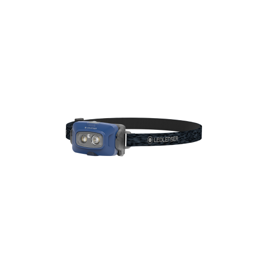LEDLENSER Lampe frontale HF4R Core - lampe frontale randonnée, camping - lampe frontale bleue