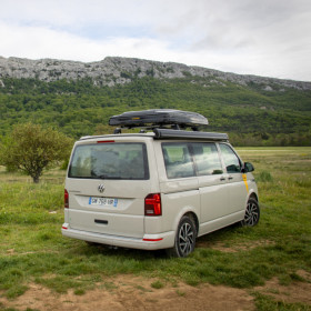 Tente de toit LEXAGONES Famille XL - Tente à coque rigide familiale pour SUV, fourgon et camping-car