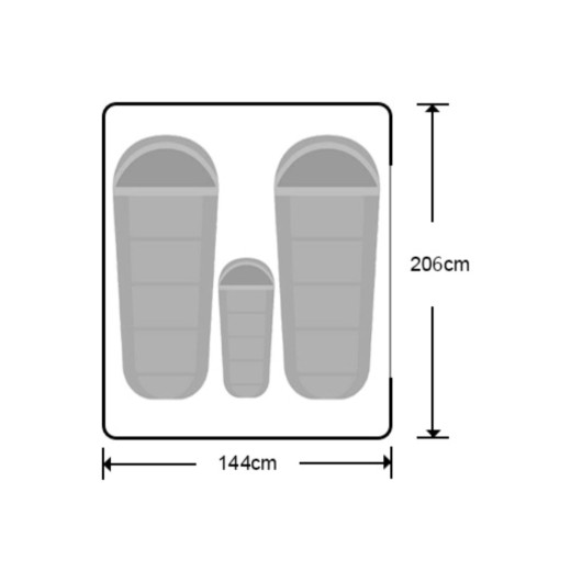 Tente de toit 2 adultes 1 enfant LEXAGONES Katavi 140 - Tente coque rigide aluminium pour barres de toit