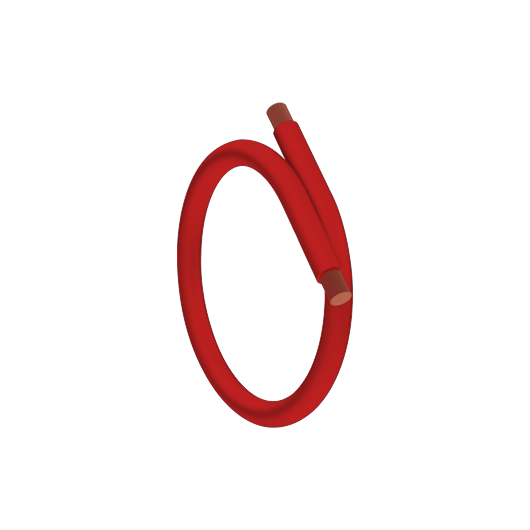 UNICABLE BAT 10 mm² Bobine de câble batterie UNITECK - Cable électrique - 5 m rouge