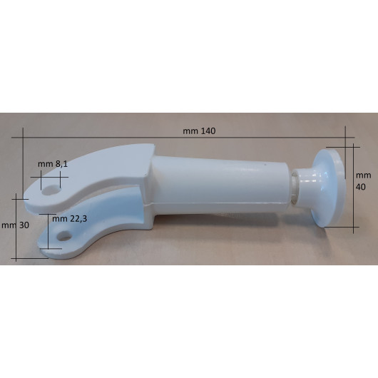 Pied de rechange échelle de coupée Eco OSCULATI - échelle de coupée pour bateau - dimensions