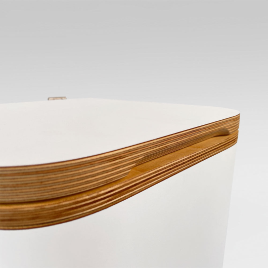 TRELINO Timber M - toilettes sèches pour van aménagé - rebord couleur bois