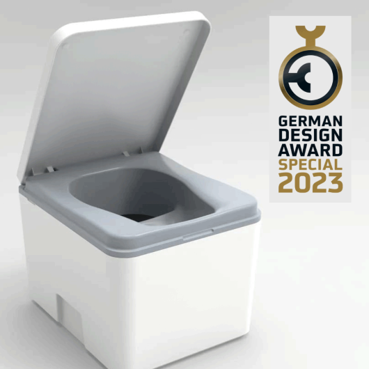 TRELINO Evo S - wc portable pour van aménagé - toilettes nomades en plastique recyclé