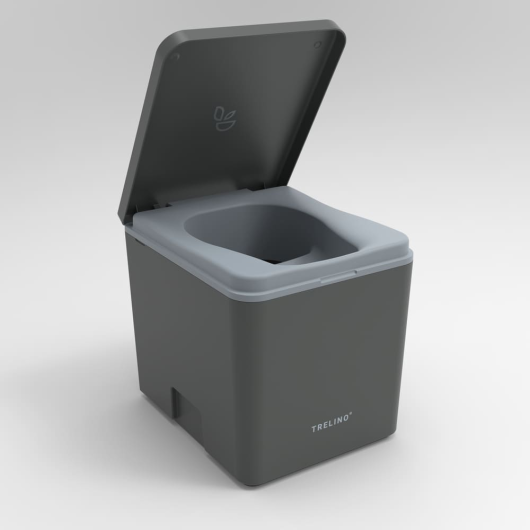 TRELINO Evo M - wc portable pour van aménagé - toilettes nomades en plastique recyclé
