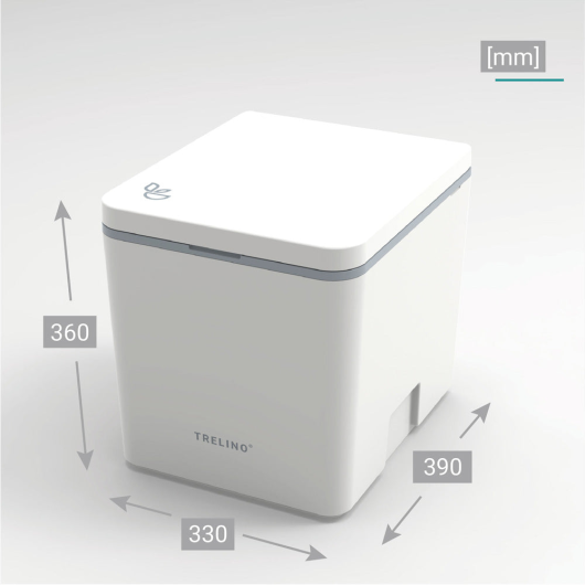 TRELINO Evo M - wc portable pour van aménagé - toilettes à séparation ultra légères