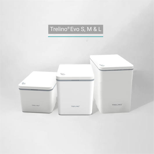 TRELINO Evo M - wc portable pour van aménagé - toilettes à séparation ultra compactes