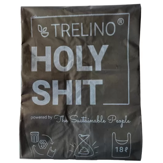 TRELINO Sacs compostables 18 L, 10 sacs - sachets compost - sacs poubelles compostables pour toilettes à séparation