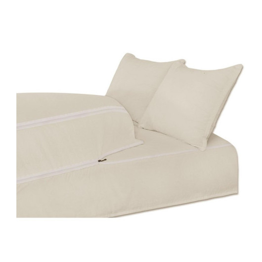 Drap housse - Set Draps pour lit tout fait VIA MONDO - draps de rechange pour lit de camping-car & caravane