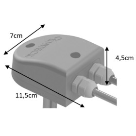 Passe-toit/passe-cloison étanche pour câble 4 à 6 mm² UNITECK - Passe-toit pour câble