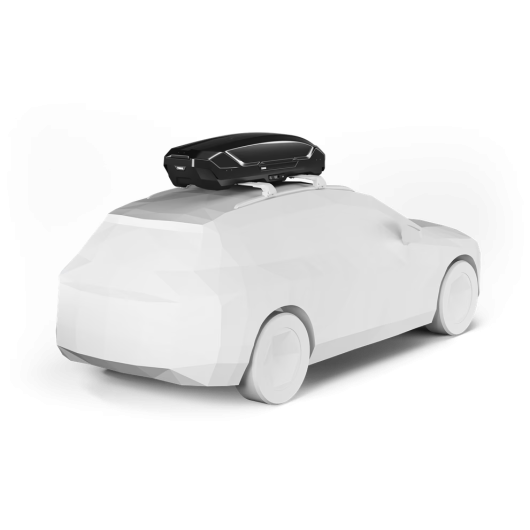 Motion 3 Sport THULE - coffre de toit 300 L pour véhicule, van ou fourgon aménagé - vue arrière