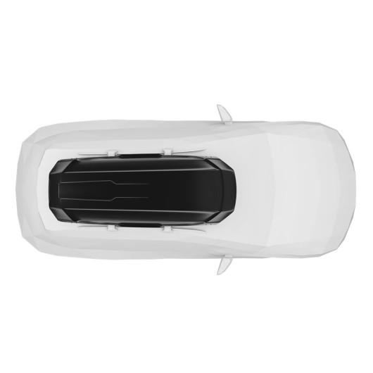 Motion 3 XXL - coffre de toit 600L pour voiture ou van aménagé - vue du haut