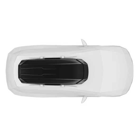 Motion 3 XXL Low - coffre de toit pour voiture et van aménagé - vue du dessus