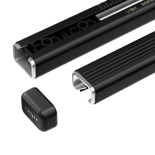 Barres transversales en aluminium SquareBar Evo pour VW T5 de THULE - Barres de toit pour van aménagé -