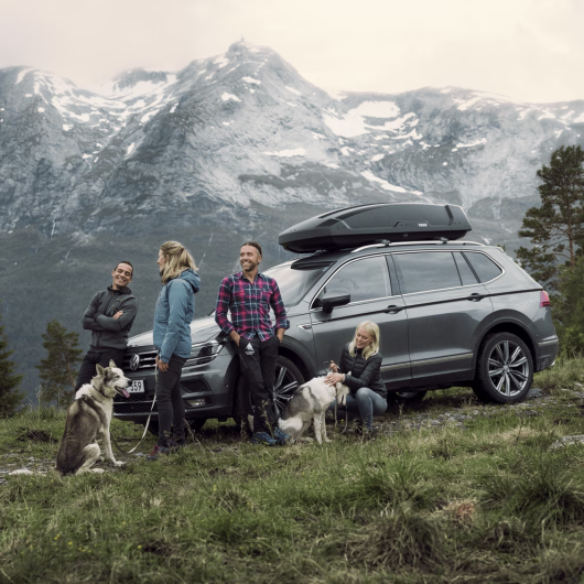 Force XT XL - coffre de toit pour voiture, van & fourgon aménagé - en montagne