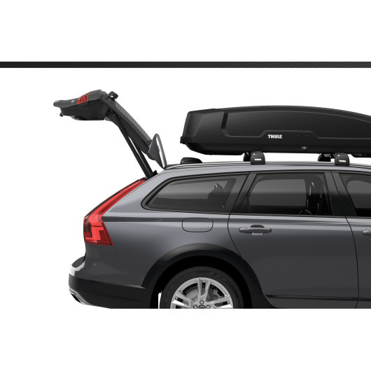 Force XT Alpine THULE - coffre de toit pour fourgon van aménagé et voiture - ouverture coffre