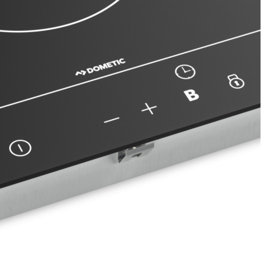 Plaque induction Dometic CVI1525 2 feux 10 A | cuisine en camping-car, van et bateau - 230V AC - commandes tactiles