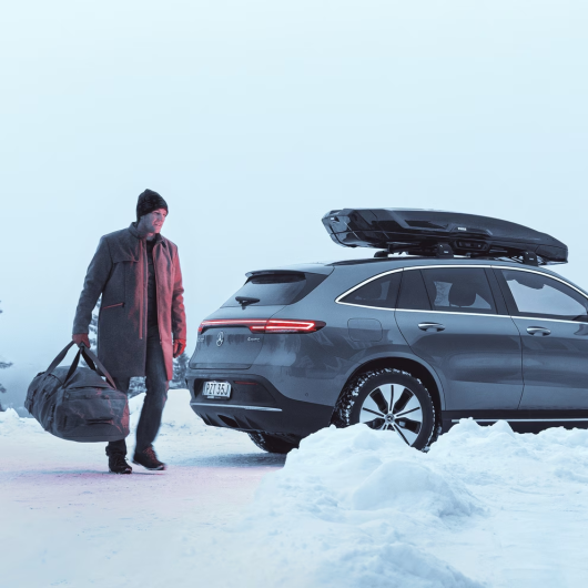 Vector L THULE - Coffre de toit pour voiture van et fourgon aménagé - vacances au ski