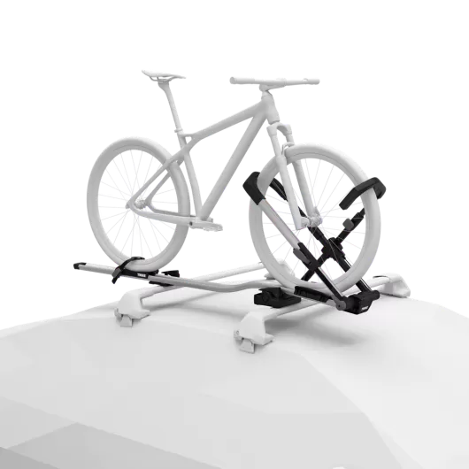 Porte-vélos sur roue montée UpRide de THULE - Porte-vélos sur toit pour van aménagé - porte-vélo universel