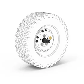 Module porte roue pour porte matériels SKEP Jacquard pour van et fourgon aménagé