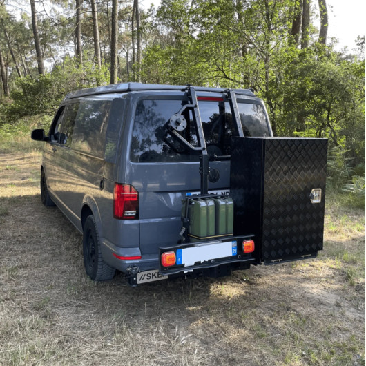 Module porte caisse SKEP pour porte matériel Jacquard pour van et fourgon aménagé