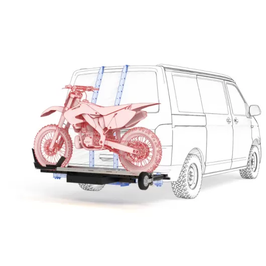 Module porte moto SKEP - Accessoire pour porte matériels Jacquard pour van et fourgon aménagés
