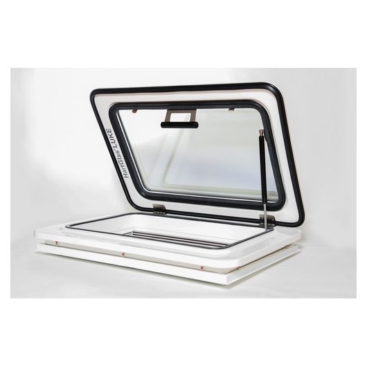 Lanterneau pour fourgon et camping-car en verre et acier inoxydable KCT - Lanterneau véhicule d'expédition